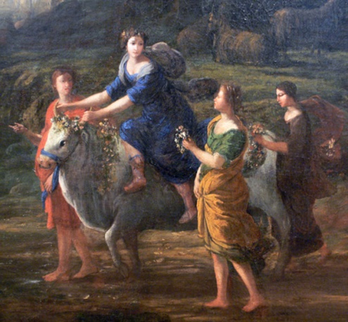 Pleiades and the bull
